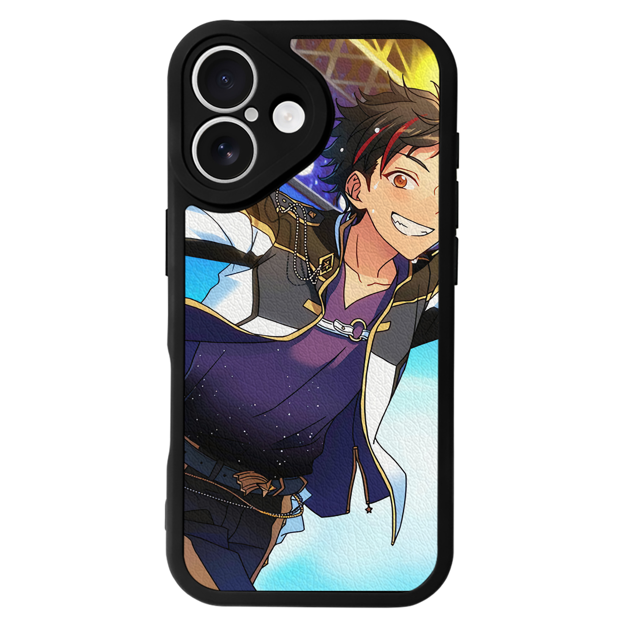 （画像用） あんさんぶるスターズ! Ensemble Stars 【iPhone 16シリーズ対応】シリコンスマホケース（レザー調） 材質：シリコン